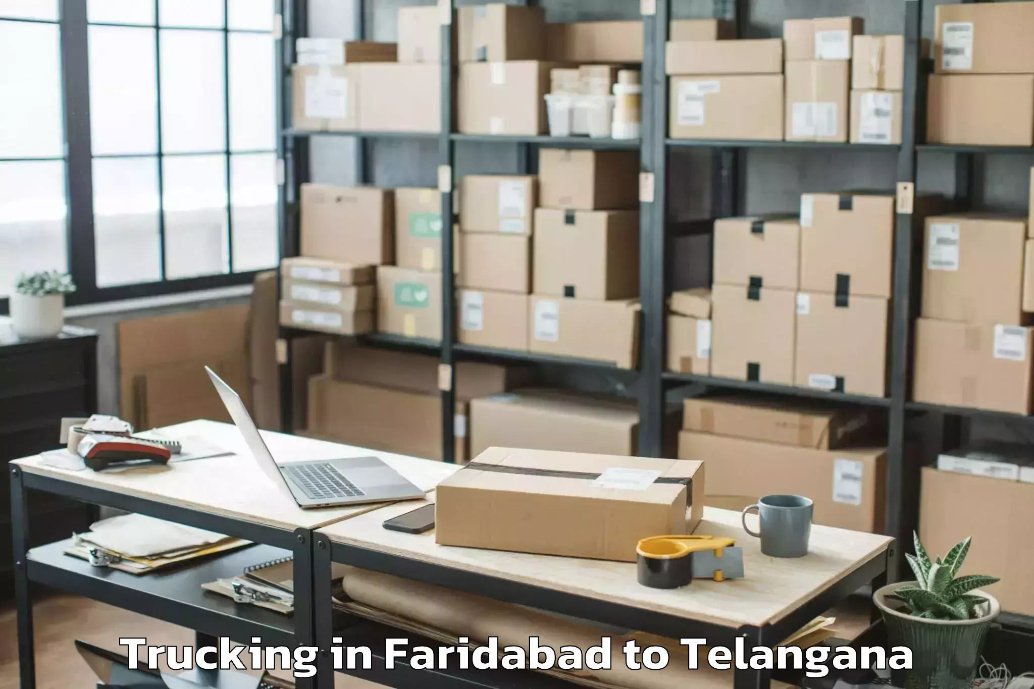 Leading Faridabad to Bellal Tarafa Bodhan Trucking Provider